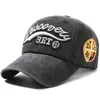 Gorra de Béisbol Lavada AliExpress Transfronteriza Estilo Callejero Americano Tendencia Gorra de Pico Versión Coreana para Hombre Gorra de Sol de Mezclilla Gorra de Béisbol