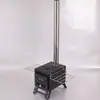 Estufa de casete para exteriores, estufa de camping portátil, estufa de leña, parrilla de barbacoa, estufa de chimenea, estufa de acero inoxidable para acampar en tienda