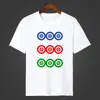 Camiseta de Manga Corta Hongzhong Fortune Texto de Mahjong Texto de Barril de Diez Mil Caracteres Ropa Casual Actividad de Hermanos Ropa Cultural
