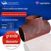Tee soldado sem costura de aço carbono diâmetro grande alta pressão baixa pressão tee em T aço inoxidável diâmetro igual tee redutor