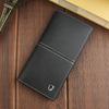 Nueva billetera ultraligera para hombre, billetera retro simple de PU, bolsa multitarjeta de poliéster para estudiantes, venta al por mayor de comercio exterior transfronterizo