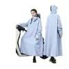 Impermeable Personalizado para Vehículo Eléctrico, Poncho de Lluvia Grueso Largo de Cuerpo Completo para Lluvia Fuerte, Adecuado para Hombres y Mujeres, Modelo Nuevo para Ciclismo al Aire Libre