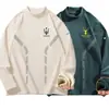 Tops de otoño e invierno con cuello semi-alto, forro polar de doble cara, capa interior ajustada de negocios, camiseta base cálida, camiseta de manga larga para hombre