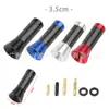 Antena de coche, antena de fibra de carbono para señal, antena de radio de coche, antena corta y larga de aluminio metálico, accesorios de modificación, decoración
