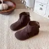 Botines Cortos Estilo Bosque Retro Birkenstock para Niñas 2026 Otoño/Invierno Nuevo Estilo Coreano de Moda Suela Suave Versátiles para Exterior Botas Martin