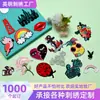 Pegatinas de Tela Variadas Personalizadas, Bordar, Cuaderno Interesante, Pegatinas de Tela Bordadas Solubles en Agua, Pegatinas de Tela para Vestido de Brazalete de Halloween DIY