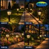 Luces de Proyección para Césped Solares, Luces Ambientales, Luces Decorativas de Paisaje para Jardín de Villa al Aire Libre, Luces Solares para Jardín