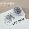 Lantejoulas Brilhantes Mini Estrela Coração para Nail Art 1mm Estrela de Cinco Pontas Brilhante Bolinha Pequena Redonda Enfeites DIY para Unhas