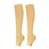 Exclusivo transfronterizo para Europa y Estados Unidos para calcetines elásticos color liso calcetines de compresión secuencial medias para correr al aire libre al por mayor en stock