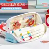 Cute estuche para lápices de gato con tapa abatible magnética, gran capacidad, portátil, bolsa para lápices impermeable, bolsa de almacenamiento de papelería de dibujos animados para estudiantes de primaria