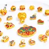 Acessórios DIY ouro de areia direto da fábrica pingente de leão de fazer fortuna com furo passante pulseira colar broche de leão feminino ouro de areia