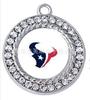 Collar con colgante del equipo de fútbol americano de la NFL de 32 equipos, Houston Texans, de Cross Border US Sports