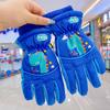 Guantes de esquí para niños, de invierno, con forro polar, gruesos, impermeables y resistentes al frío, cálidos para niños y niñas.