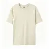 180G En Stock Algodón Puro Talla Europea Cuello Redondo Manga Corta Estampado Personalizado Logo Empresa Transfronteriza Camiseta Publicitaria de Trabajo Unisex