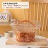 Saco de Embalagem para Torradas 450g Janela Transparente Saco para Pão de Leite Puro com Fecho Auto-Selante para Produtos Assados