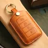 Funda de Llave Personalizada Adecuada para Genesis Bolsa para Llave de Coche Genesis Hecha a Mano Cuero Genuino Gama Alta