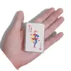 Portátil para Viajes al Aire Libre, Caja Transparente de Plástico Duro con Tablero de Papel de Forma Especial, Cartas para Juegos de Mesa