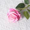 Rosa de simulação rosa grande de flanela dia dos namorados decoração de casa casamento flor artificial flor de seda artificial rosa