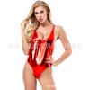 Aliexpress Estampado en Caliente Estilo Europeo y Americano Lencería Sexy Estilo Portatrajes Espalda Descubierta Mono Body Exportación 2107