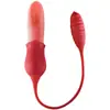 Brinquedo Sexual Vibratório Oscilante para Mulheres, Dispositivo de Masturbação e Provocação, Brinquedo Sexual de Língua, Sucção, Lambida, Telescópico Orgásmico