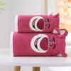 Set de Toallas de Oso Fresa, Toalla Facial Linda de Dibujos Animados, Toalla de Playa Gruesa Absorbente, Toalla de Terciopelo Coral, Juego de Dos Piezas de Toalla de Baño