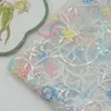 Bordado de Lentejuelas en Malla, Tela Bordada con Lentejuelas Iridiscentes, Tela de Malla Bordada Hecha a Mano para Vestido Hanfu