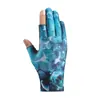 Guantes de Pesca de Tres Dedos para Pesca con Señuelo en Verano, Protección Solar, Ciclismo, Protección UV, Antideslizantes, Resistentes al Desgaste, Unisex