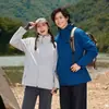 Explora Ropa de Abrigo Explora Ropa de Abrigo Chaqueta Tres en Uno para Hombres y Mujeres Forro de Forro Polar de Invierno Logo Ropa de Montañismo Impermeable