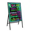 Quadro Fluorescente Quadro de Publicidade Quadro de Exibição Quadro Negro Eletrônico de Escrita Barraca de Mercado Noturno Loja Supermercado Luminoso Quadro de Publicidade