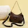Bolsa Croissant Vr Camada Dupla 2026 Modelo Quente Bolsa Feminina Transfronteiriça Bolsa Hobo Fábrica de Guangzhou Atacado Bolsa de Axila de Luxo Leve
