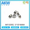 Fabricantes de rodamientos de brida MF105RS de Cixi para juguetes LF-1050RS de 5 x 10 x 4 mm.
