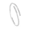 257-1 Pulseira de Prata com Personalidade Única Estilo Frio do Instagram Luxo Leve Alto Temperamento Pulseira Completa de Diamante Prata de Lei S925 para Mulheres