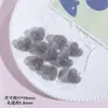 Ins elegante caramelo azúcar corazón de melocotón amor con cuentas diy aretes hechos a mano joyería pulsera collar accesorios material