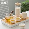 Taza de té Kung Fu de pulpa desechable, taza de prueba degradable, taza de papel, juego de té portátil, resistente a altas temperaturas, taza de viaje de tamaño pequeño