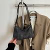 Bolso de Hombro de Mezclilla de Verano Axilar para Viajero Tendencia 2025 Moda Mochila de Tela Bolso Tote de Gran Capacidad para Mujer Versión Coreana