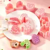 Xinyu Juguetes de Moda Serie Caramelo Molde 3D Dibujos Animados Béisbol Póker Molde Corazón del Orgullo Simulación Impresión DIY