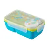 Lancheira Infantil, Lancheira Selada para Aluno do Ensino Fundamental, Conjunto de Lancheiras Cartoon para Micro-ondas, Copo para Café da Manhã, Caixa de Frutas