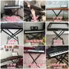 Soporte Plegable Portátil en Forma de X para Teclado Electrónico de 61 Teclas, Soporte Universal, Soporte para Guzheng, Soporte para Piano Eléctrico de 88 Teclas
