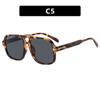 Gafas de sol vintage 2025 con montura grande y doble haz en forma de T, nuevas gafas de sol estilo aviador de red roja con interior de red roja para mujer