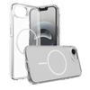 Adecuado para Funda de Teléfono Magnética Transparente con Anillo Delgado Apple 17E iPhone15Promax Bayer Funda Protectora Dos en Uno