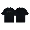 Erd Melancólico Rico Segunda Generación Nuevo Holgado Casual Belleza Tendencia Nicho Marca de Tendencia Estampado Cuello Redondo Manga Corta Colección de Camisetas para Hombres y Mujeres