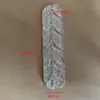 Accesorios Decorativos para Lámparas de Cristal Piezas de Vidrio para Lámparas Piezas Decorativas de Vidrio con Forma de Hoja Piezas de Repuesto de Vidrio Transparente Esmerilado