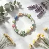 Pulsera Popular Transfronteriza de Macarrón Cerámico con Forma de Estrella de Mar y Caracola, Pulsera Elástica de Cuentas Estilo Océano con Conchas para Mujer