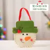 Bolsa de Maçã Portátil para Véspera de Natal Papai Noel Boneco de Neve Presente Bolsa de Doces de Natal Bolsa de Presente para Crianças