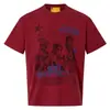 Camiseta de Verão Regular com Manga Curta e Estampa Digital Direta para Homens - Inspirada em Design de Banda de Hip-Hop e Rock Vintage Americano - Feita com Sorona