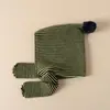 Gorro y Bufanda Todo en Uno para Niños Otoño e Invierno Niños y Niñas Gorro Tejido Gorro de Lana Gorro con Protección para las Orejas Gorro Caliente para Bebé