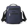 Bolso cruzado casual para hombre, bolso para hombre, bolso bandolera, mochila portátil de moda para salir, mochila pequeña para iPad, tela Oxford