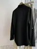 Ropa de mujer europea y americana 2026, transfronteriza, versátil para todas las estaciones, con botones metálicos, bolsillos, manga larga, cuello, talla grande, top de camisa