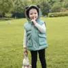 Chaleco para Niños con Capucha Engrosado Ropa Exterior para Niño Chaleco Cálido Chaleco de Terciopelo para Bebé Niña Niños Pequeños y Medianos Lindo Bebé