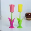 Suministro Directo de Fábrica esponja Cepillo para tazas biberón limpieza de vasos Cepillo para tazas mango largo esponja cepillo de limpieza cepillo para tazas
